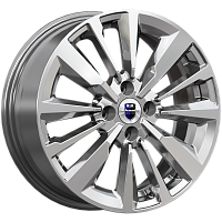 Литые диски Эрман (КС997) 6.500xR16 4x100 DIA67.1 ET45 дарк платинум