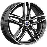 Литые диски Sayan (КС731М) 6.000xR16 5x114.3 DIA67.1 ET50 алмаз черный