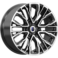 Литые диски Кортес (КС1102) 8.500xR19 6x139.7 DIA106.1 ET30 алмаз черный для Changan Hunter Plus