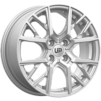 Литые диски Up124 (КС1104) 6.500xR16 4x100 DIA54.1 ET49 Silver Classic для KIA Rio X-Line