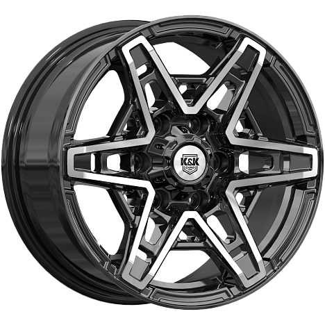 Блэкберн (КС1129) 8.000xR17 6x139.7 DIA100.1 ET36 алмаз черный Блэкберн (КС1129) 8.000xR17 6x139.7 DIA100.1 ET36 алмаз черный