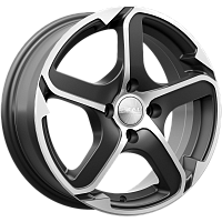 Литые диски АЛЛИГАТОР (КЛ132) 6.000xR15 4x100 DIA54.1 ET48 Алмаз бархат новый для Suzuki Splash