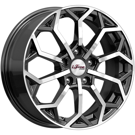 Спейс-Нидл (КС1000) 6.500xR16 5x114.3 DIA66.1 ET45 Блэк Джек Спейс-Нидл (КС1000) 6.500xR16 5x114.3 DIA66.1 ET45 Блэк Джек