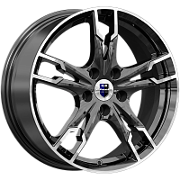 Литые диски Солар (КС875) 7.000xR17 5x105 DIA56.6 ET40 алмаз черный SK для Chevrolet Aveo Литые диски Солар (КС875) 7.000xR17 5x105 DIA56.6 ET40 алмаз черный SK для Chevrolet Aveo