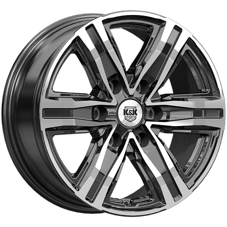 R8 (КС1174) 7.500xR17 6x114.3 DIA66.1 ET45 алмаз черный R8 (КС1174) 7.500xR17 6x114.3 DIA66.1 ET45 алмаз черный
