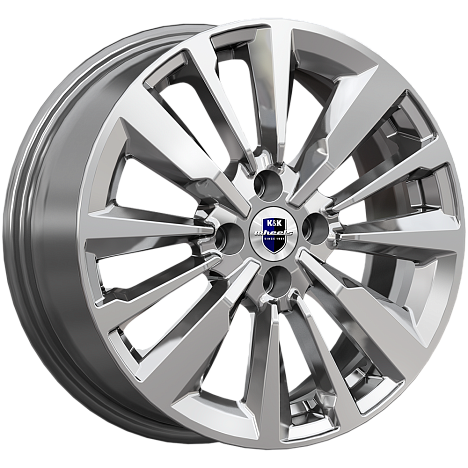 Эрман (КС997) 6.500xR16 4x100 DIA60.1 ET50 дарк платинум Эрман (КС997) 6.500xR16 4x100 DIA60.1 ET50 дарк платинум