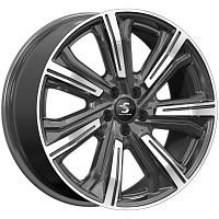 Литые диски Kleemann (КР1067) 8.500xR20 5x108 DIA60.1 ET39 Diamond Black Gris для Chery Tiggo 8 Pro