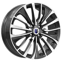 Литые диски Flanker (КС905) 6.500xR17 4x100 DIA67.1 ET37 алмаз черный для Livan X3 Pro Литые диски Flanker (КС905) 6.500xR17 4x100 DIA67.1 ET37 алмаз черный для Livan X3 Pro