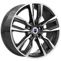 Литые диски Борэй (КС901) 8.000xR18 5x112 DIA66.6 ET30 алмаз черный для Mercedes-Benz Clk-Class