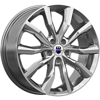 Литые диски Портер (КС906) 7.500xR18 5x112 DIA66.6 ET40 дарк платинум Литые диски Портер (КС906) 7.500xR18 5x112 DIA66.6 ET40 дарк платинум