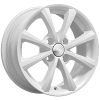 Литые диски КАЛЛИСТО-13 (КЛ098) 5.500xR13 4x100 DIA67.1 ET35 белый для Daihatsu Trevis