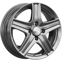 Литые диски МАГНУМ (КЛ160) 5.500xR14 4x100 DIA67.1 ET38 графит для Nissan Almera