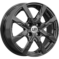 Литые диски Up122 (КС1092) 6.000xR15 4x100 DIA67.1 ET45 New Black для Chevrolet Aveo