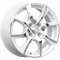 Литые диски ТУЛОН (КЛ233) 6.000xR15 4x100 DIA56.6 ET39 алмаз-белый для Opel Meriva