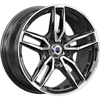 Литые диски Бартон (КС1110) 8.000xR17 5x114.3 DIA67.1 ET43 алмаз черный для Acura Tsx