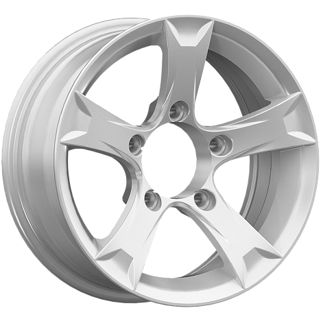Триал (КС621) 6.500xR15 5x139.7 DIA98.2 ET30 сильвер Триал (КС621) 6.500xR15 5x139.7 DIA98.2 ET30 сильвер