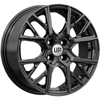 Литые диски Up124 (КС1104) 6.500xR16 4x100 DIA54.1 ET49 New Black для KIA Rio