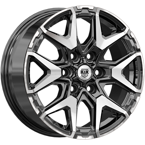 Гангут (КС1176) 7.500xR18 6x139.7 DIA100.1 ET36 алмаз черный Гангут (КС1176) 7.500xR18 6x139.7 DIA100.1 ET36 алмаз черный