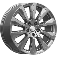 Литые диски АСТЕР (КЛ369) 8.000xR18 5x114.3 DIA67.1 ET38 графит для KIA Sorento