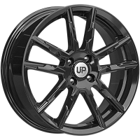 Литые диски Up107 (КС993) 6.500xR17 4x100 DIA60.1 ET43 New Black для Lada Vesta
