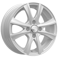 Литые диски МАЛЬТА (КЛ248) 5.500xR14 4x98 DIA58.6 ET38 белый для Lada 2114 Samara 2