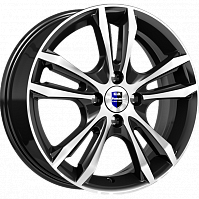 Литые диски Samara (КС866) 6.000xR16 4x98 DIA58.5 ET35 алмаз черный SK для Lada Kalina Литые диски Samara (КС866) 6.000xR16 4x98 DIA58.5 ET35 алмаз черный SK для Lada Kalina