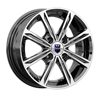 Литые диски Флэш (КС710) 5.000xR13 4x98 DIA58.5 ET35 алмаз черный для Lada Kalina Литые диски Флэш (КС710) 5.000xR13 4x98 DIA58.5 ET35 алмаз черный для Lada Kalina