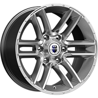 Литые диски Алгама (КС762) 8.000xR17 6x139.7 DIA106.1 ET-20 дарк платинум Литые диски Алгама (КС762) 8.000xR17 6x139.7 DIA106.1 ET-20 дарк платинум