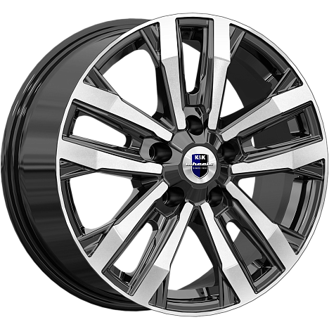 Мичиган (КС1107) 8.000xR18 5x130 DIA84.1 ET43 алмаз черный Мичиган (КС1107) 8.000xR18 5x130 DIA84.1 ET43 алмаз черный