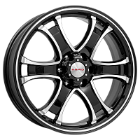 Литые диски Балеар-оригинал (КС727) (КС727) 7.500xR18 6x139.7 DIA106.1 ET25 алмаз черный Литые диски Балеар-оригинал (КС727) (КС727) 7.500xR18 6x139.7 DIA106.1 ET25 алмаз черный