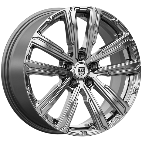 Аламер (КС1216) 7.500xR18 5x108 DIA63.35 ET42 дарк платинум Аламер (КС1216) 7.500xR18 5x108 DIA63.35 ET42 дарк платинум