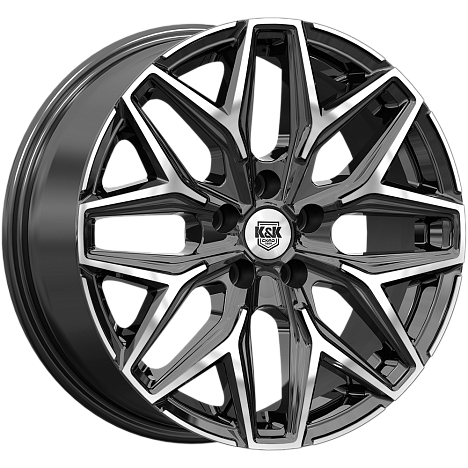 Ариус (КС1187) 7.000xR17 5x110 DIA67.1 ET40 алмаз черный Ариус (КС1187) 7.000xR17 5x110 DIA67.1 ET40 алмаз черный