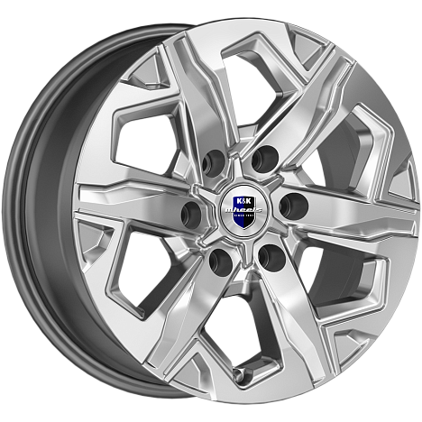 Тейт (КС1050) 7.500xR17 6x114.3 DIA67.1 ET39 дарк платинум Тейт (КС1050) 7.500xR17 6x114.3 DIA67.1 ET39 дарк платинум