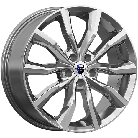 Портер (КС906) 7.500xR18 5x114.3 DIA66.6 ET37 дарк платинум Портер (КС906) 7.500xR18 5x114.3 DIA66.6 ET37 дарк платинум