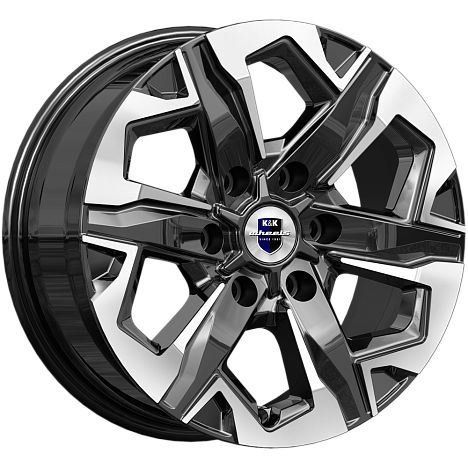 Тейт (КС1050) 7.500xR17 6x139.7 DIA78.1 ET25 алмаз черный Тейт (КС1050) 7.500xR17 6x139.7 DIA78.1 ET25 алмаз черный