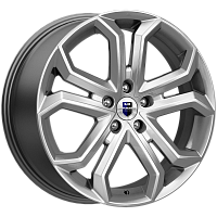 Литые диски Пандора (КС466) 8.500xR19 5x127 DIA71.6 ET40 дарк платинум для Dodge