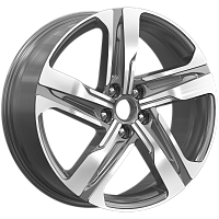 Литые диски КР004 (19_Sportage) (КР004) 7.500xR19 5x114.3 DIA67.1 ET50 Diamond gloss graphite для Belgee