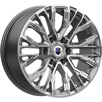 Литые диски Кортес (КС1102) 8.500xR19 6x139.7 DIA106.1 ET25 дарк платинум для Toyota Land Cruiser Prado Литые диски Кортес (КС1102) 8.500xR19 6x139.7 DIA106.1 ET25 дарк платинум для Toyota Land Cruiser Prado