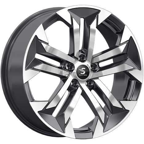 КР015 (19_CX-5) (КР015) 7.500xR19 5x114.3 DIA67.1 ET45 Diamond Black Gris КР015 (19_CX-5) (КР015) 7.500xR19 5x114.3 DIA67.1 ET45 Diamond Black Gris