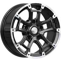 Литые диски БАРАХАС (КЛ378) 7.000xR16 5x139.7 DIA98.5 ET30 алмаз для Chevrolet Niva