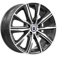Литые диски Арнар (КС904) 7.000xR16 5x114.3 DIA66.1 ET45 алмаз черный Литые диски Арнар (КС904) 7.000xR16 5x114.3 DIA66.1 ET45 алмаз черный