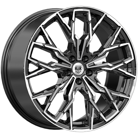 Элерон (КС1168) 9.000xR20 5x112 DIA66.6 ET53 алмаз черный Элерон (КС1168) 9.000xR20 5x112 DIA66.6 ET53 алмаз черный